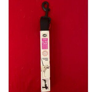 Dog Leash: 8-foot, Converts to Harness, Black